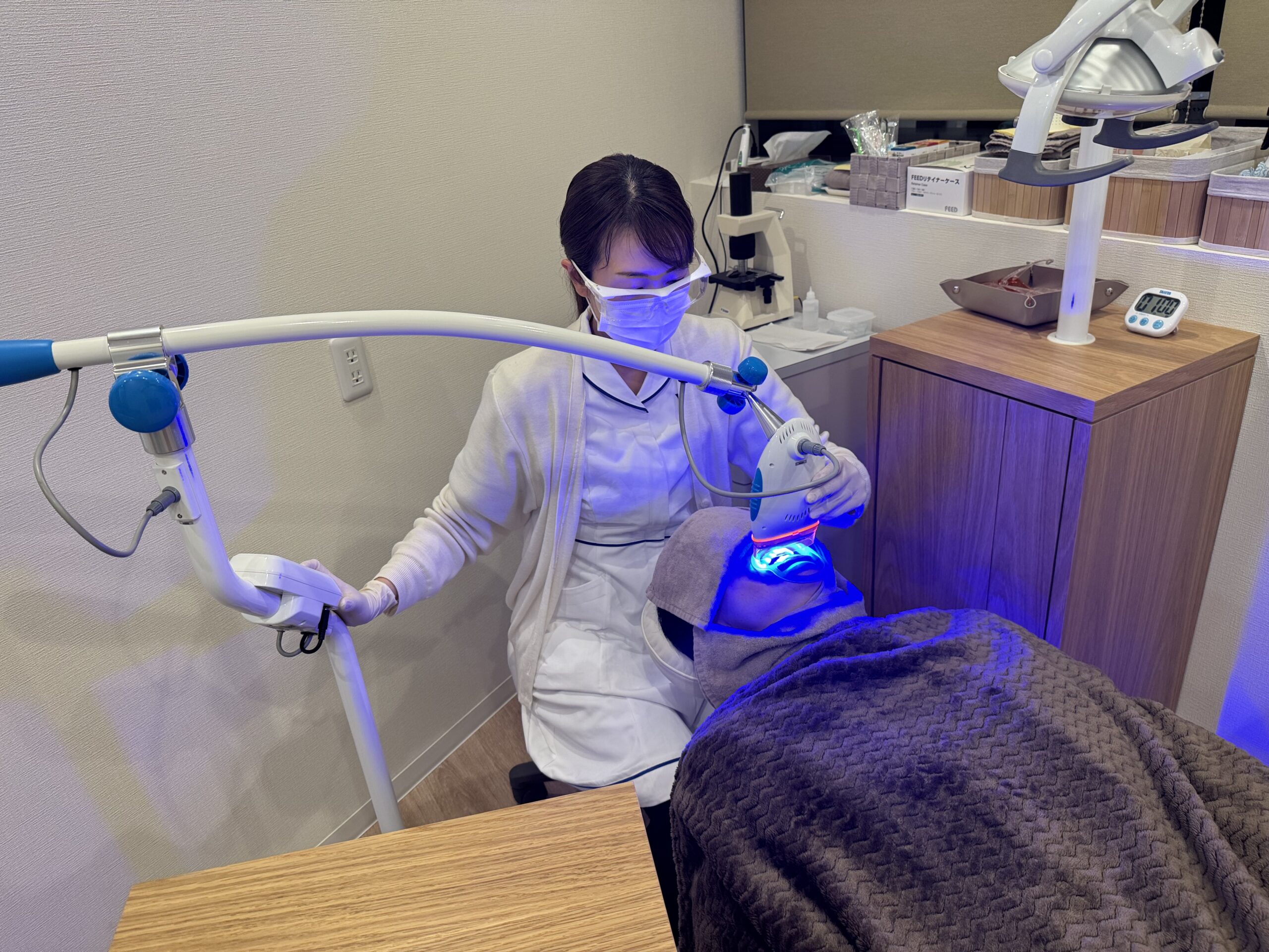 ホワイトエッセンス施術風景